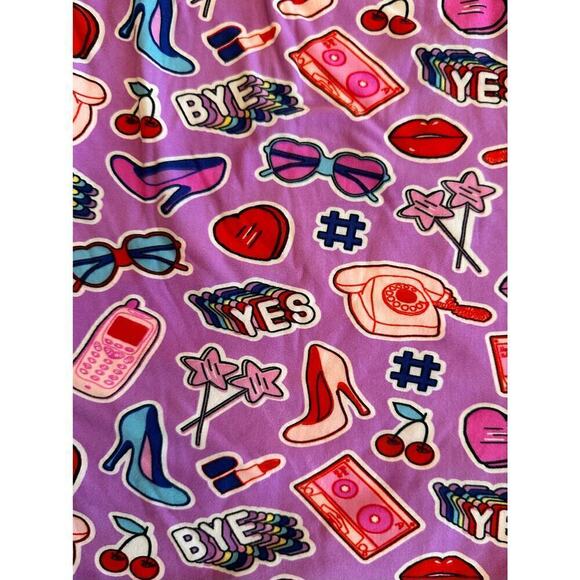 NWT Agnes & Dora Emoji Print Leggings Size Large - Picture 3 of 7